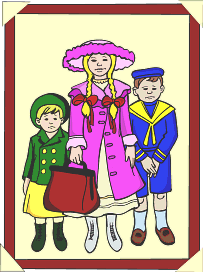 Photo of three children from the 1890s